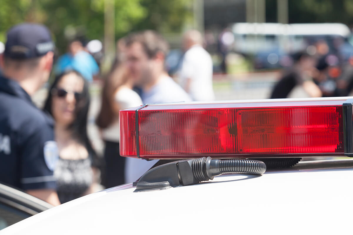 Police Car - Barnes and Fersten Law Firm